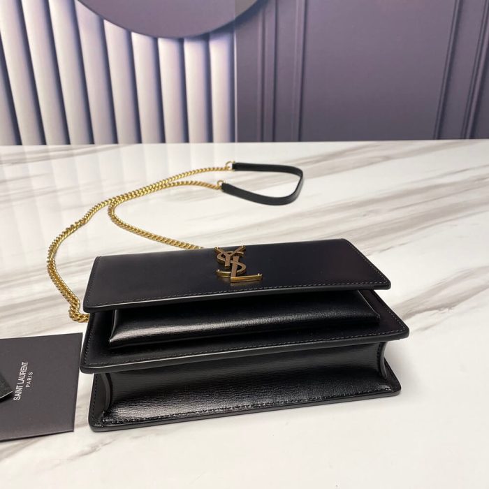 SUNSET CHAIN WALLET IN SMOOTH LEATHER - Image 5