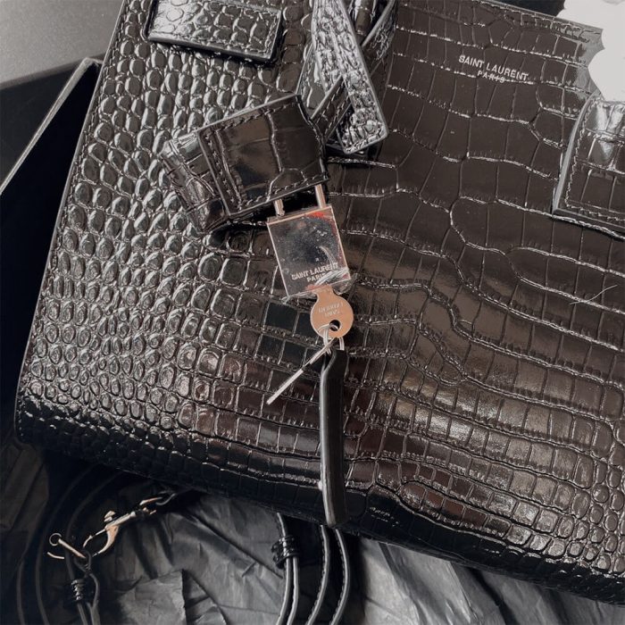 YSL SAC DE JOUR BABY IN CROCODILE-EMBOSSED - Image 5