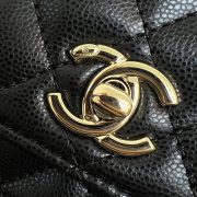 CHANEL Large Flap Bag With Top Handle(high-end grade) - Image 6