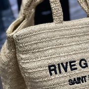 YSL RIVE GAUCHE TOTE IN RAFFIA(HIGH-END GRADE) - Image 6