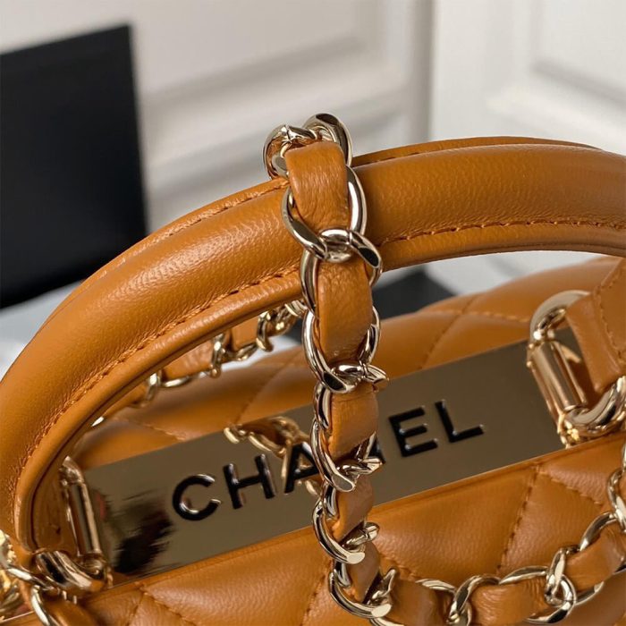 CHANEL Mini Flap Bag with Top Handle - Image 6