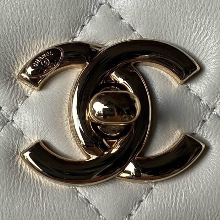 CHANEL Mini Flap Bag with Top Handle - Image 5