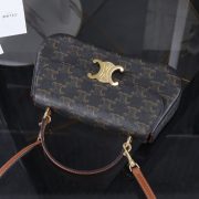 TEEN CELINE LOLA in Triomphe Canvas and Calfskin(HIGH-END GRADE) - Image 6