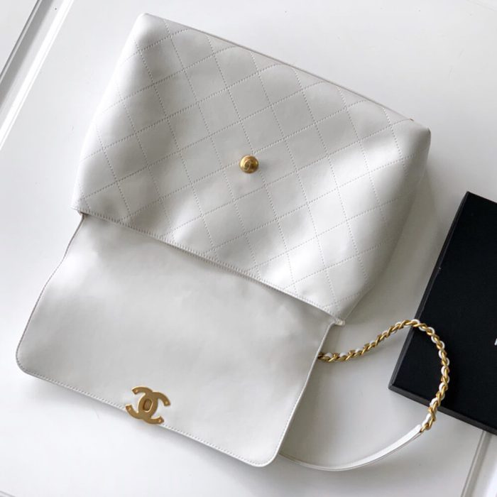 Chanel Maxi Flap Bag With Top Handle(HIGH-END GRADE) - Image 6