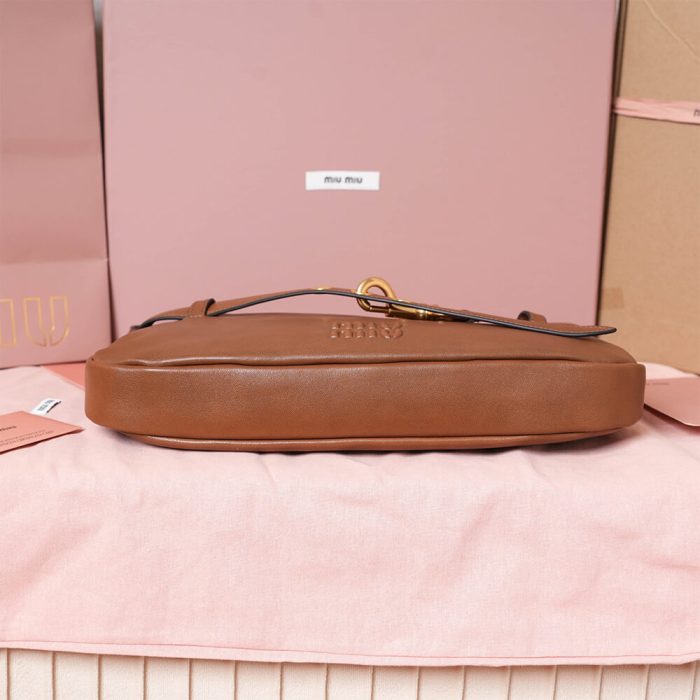 MIUMIU Regular Aventure nappa leather bag(HIGH-END GRADE) - Image 6