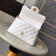 CHANEL Small Flap Bag with Top Handle(HIGH-END GRADE) - Image 6