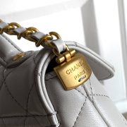CHANEL Mini Flap Bag with Top Handle(HIGH-END GRADE) - Image 6