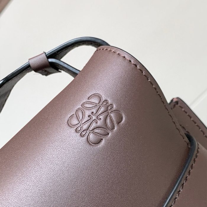 Loewe Small Gate bag in soft calfskin and jacquard - Image 6