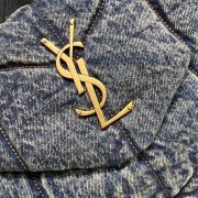YSL PUFFER MEDIUM IN SUEDE AND DENIM - Image 6