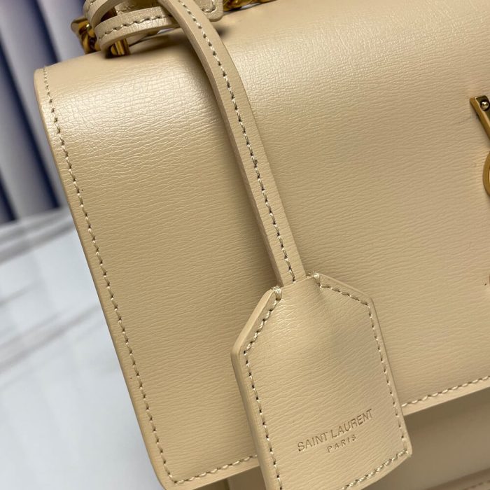 SUNSET MEDIUM CHAIN BAG IN SMOOTH LEATHER - Image 6