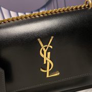 SUNSET MEDIUM CHAIN BAG IN SMOOTH LEATHER - Image 6