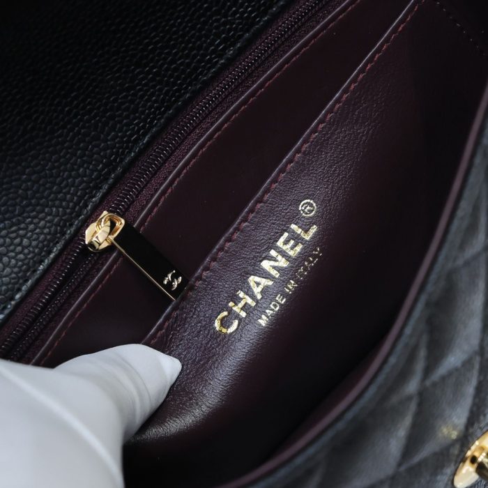 CHANEL Flap Bag With Top Handle(high-end grade) - Image 7