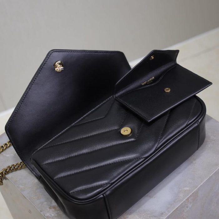 YSL  LOULOU small in MATELASS?? lambskin - Image 7