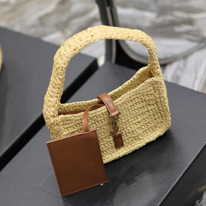 YSL LE 5 A 7 MINI IN RAFFIA(HIGH-END GRADE) - Image 7