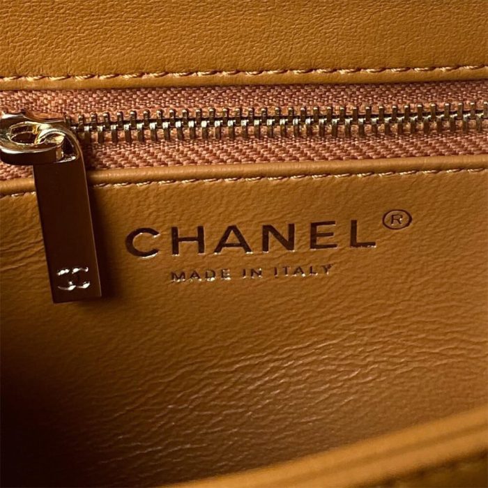 CHANEL Mini Flap Bag with Top Handle - Image 7