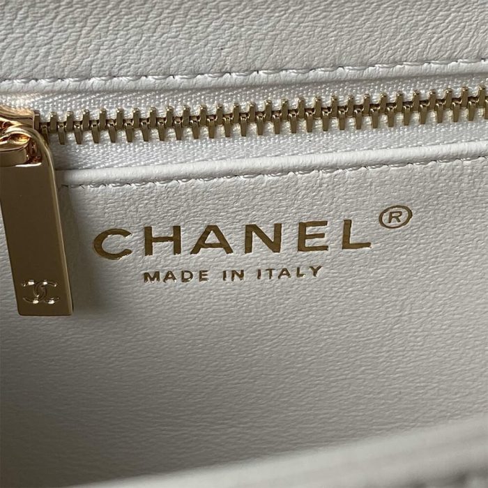 CHANEL Mini Flap Bag with Top Handle - Image 7