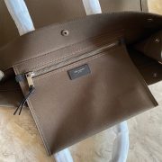RIVE GAUCHE LARGE TOTE BAG IN PRINTED CANVAS AND LEATHER - Image 7