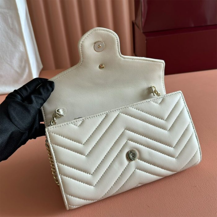 GG Marmont wallet on chain - Image 7