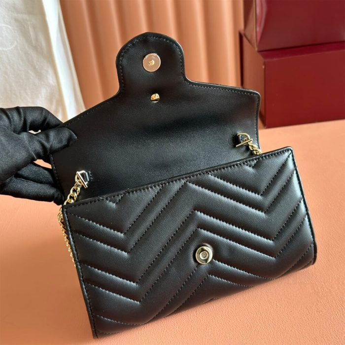 GG Marmont wallet on chain - Image 7