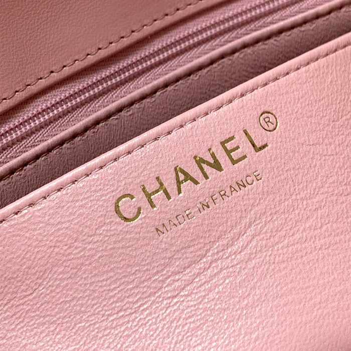 Chanel Mini Flap Bag with Top Handle(HIGH-END GRADE) - Image 7