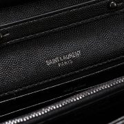 Saint Laurent Chain-strap YSL-plaque grained-leather wallet - Image 7