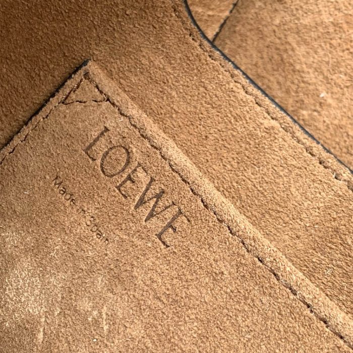 Loewe Small Gate bag in soft calfskin and jacquard - Image 7