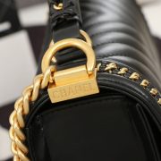 Chanel Top Handle Chevron Boy Handbag - Image 7
