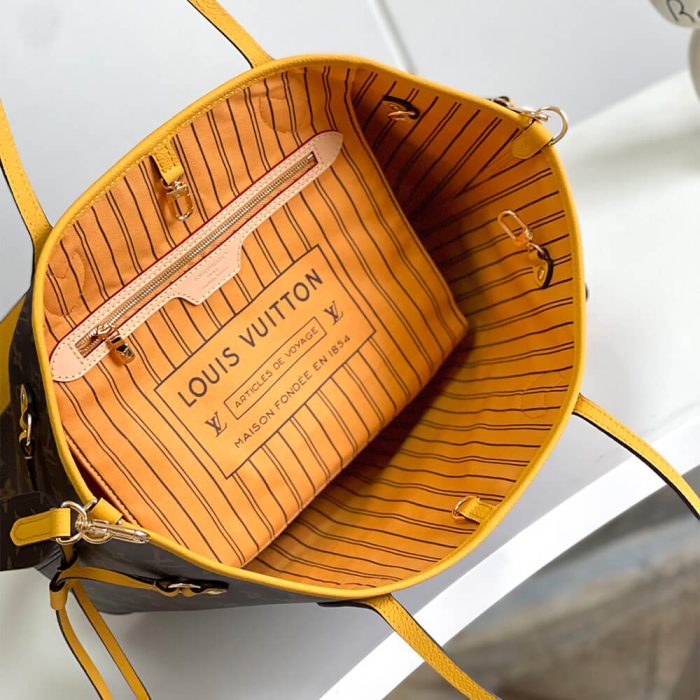 LV Neverfull Bandouliere Inside Out MM(HIGH-END GRADE) - Image 7