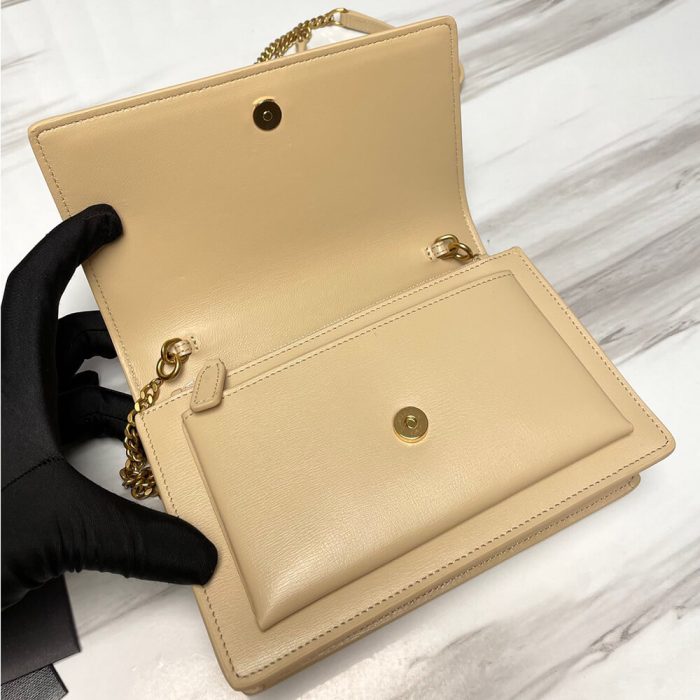 SUNSET CHAIN WALLET IN SMOOTH LEATHER - Image 7