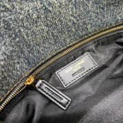 YSL PUFFER MEDIUM IN SUEDE AND DENIM - Image 7