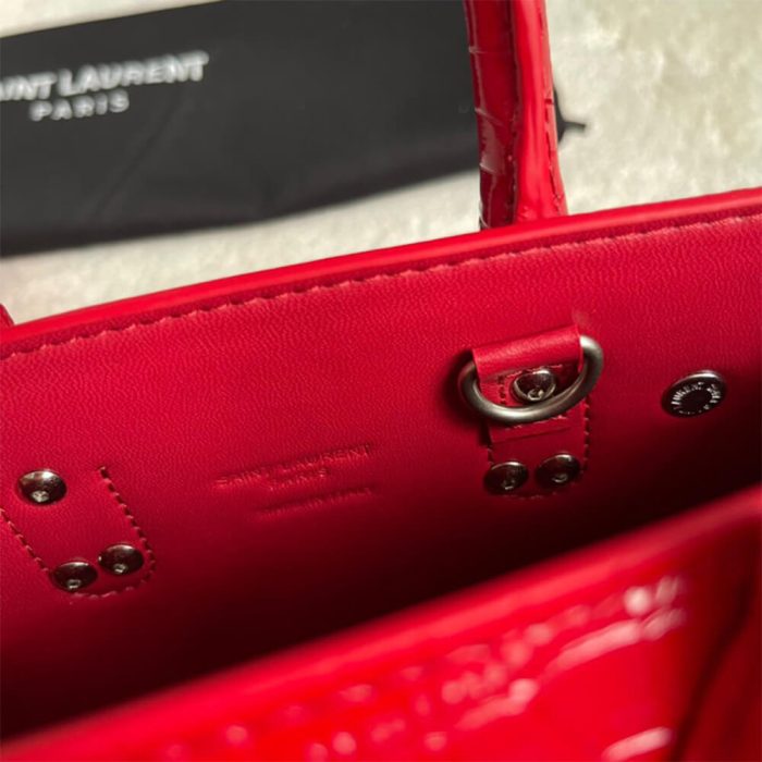 YSL SAC DE JOUR NANO IN EMBOSSED CROCODILE SHINY LEATHER - Image 7