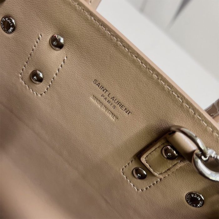 YSL SAC DE JOUR NANO IN EMBOSSED CROCODILE SHINY LEATHER - Image 7