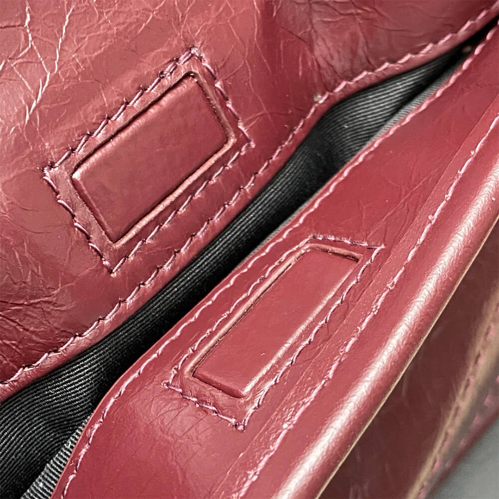 7-91-3.jpg SAINT LAURENT NIKI MEDIUM IN CRINKLED VINTAGE LEATHER - Image 7