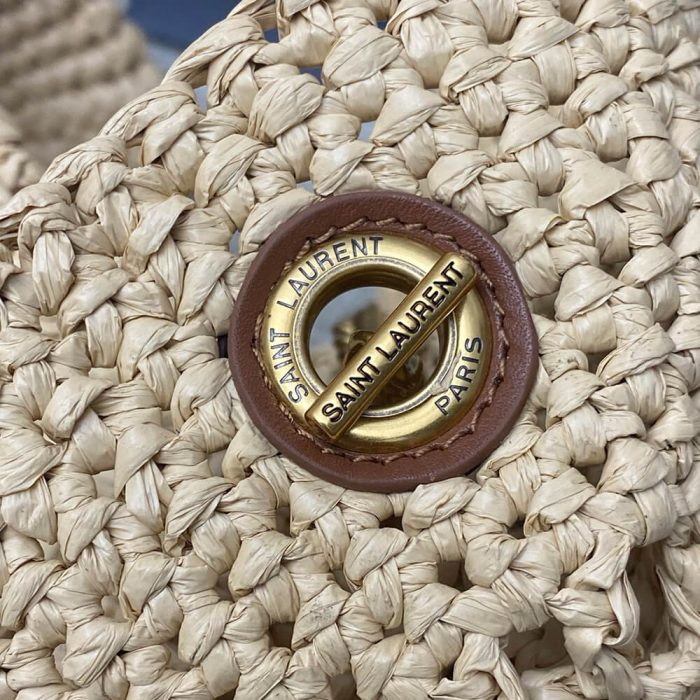 YSL ICARE SHOPPING BAG IN RAFFIA(HIGH-END GRADE) - Image 7