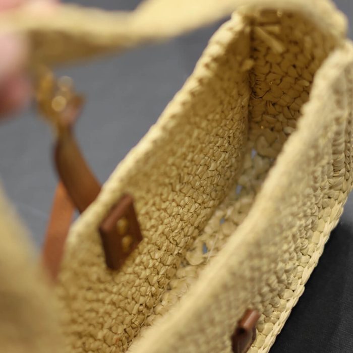 YSL LE 5 A 7 MINI IN RAFFIA(HIGH-END GRADE) - Image 8