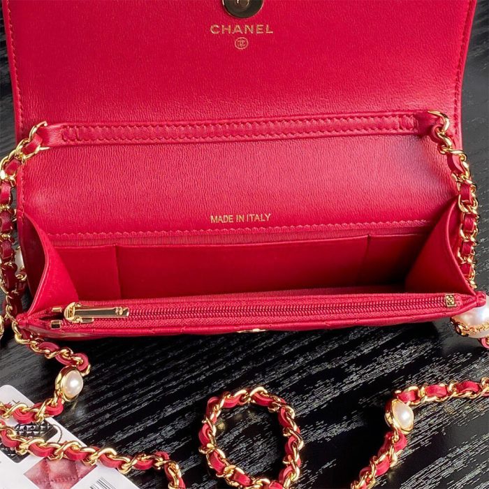 CHANEL Flap Phone Holder with Chain(HIGH-END GRADE) - Image 8