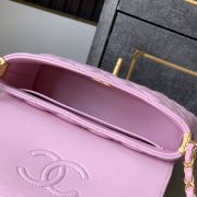 CHANEL Small Flap Bag with Top Handle(HIGH-END GRADE) - Image 8