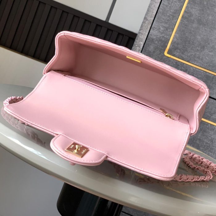 Chanel Mini Flap Bag with Top Handle(HIGH-END GRADE) - Image 8