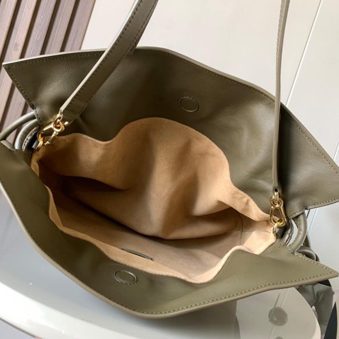 LOEWE Medium Flamenco clutch in nappa calfskin(HIGH-END GRADE) - Image 8