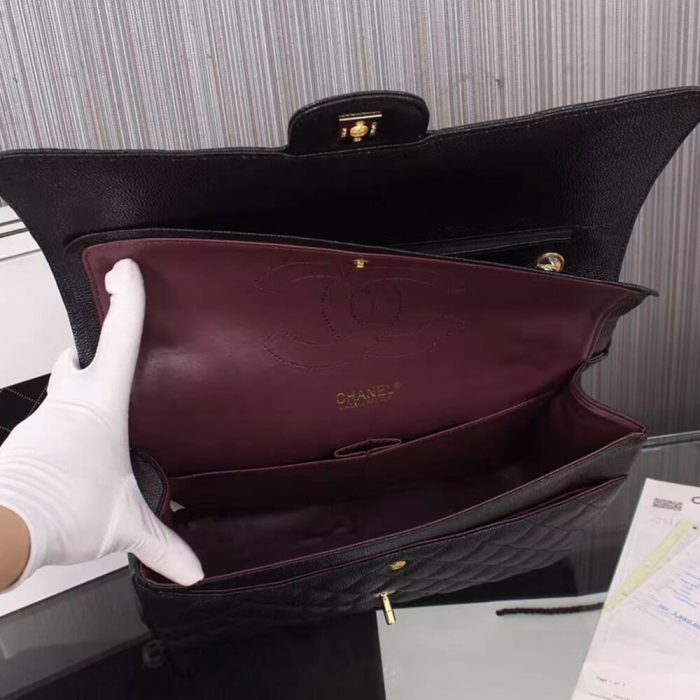 CHANEL Classic Maxi Handbag - Image 8