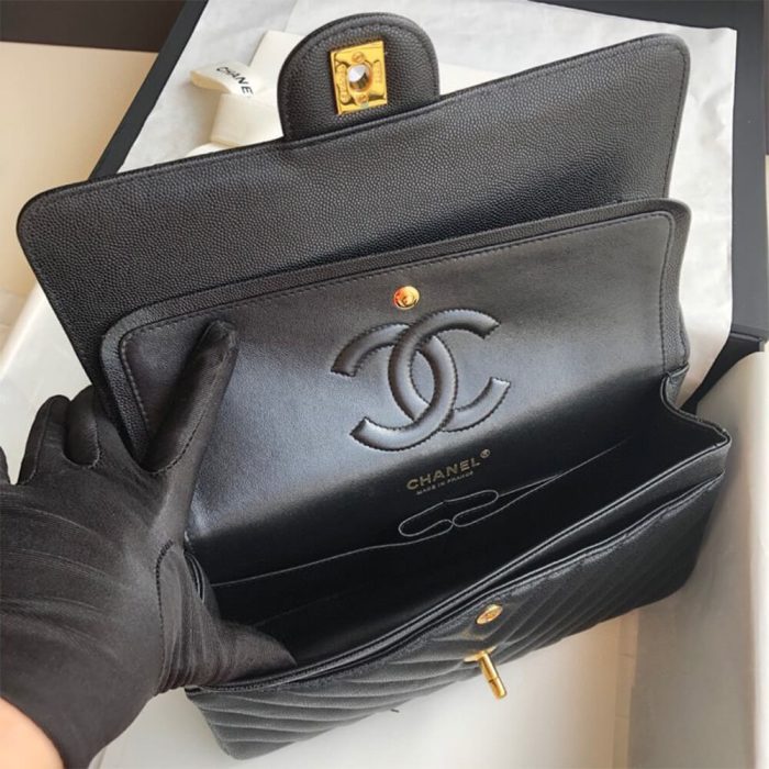 Chanel Classic Chevron Medium Flap - Image 8