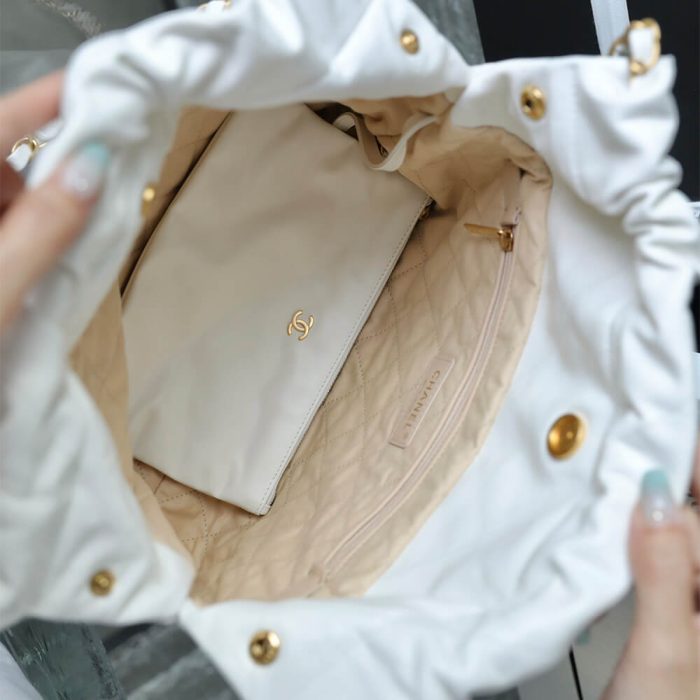 CHANEL 22 SMALL HANDBAG(high-end grade) - Image 8