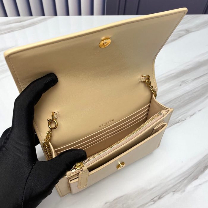 SUNSET CHAIN WALLET IN SMOOTH LEATHER - Image 8
