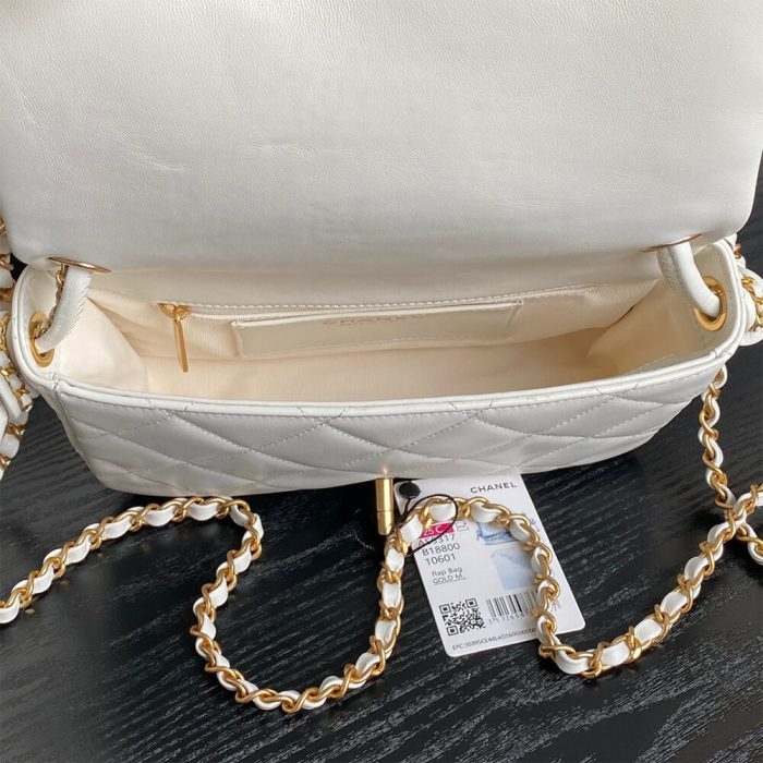 CHANEL Flap Bag with Top Handle(HIGH-END GRADE) - Image 8
