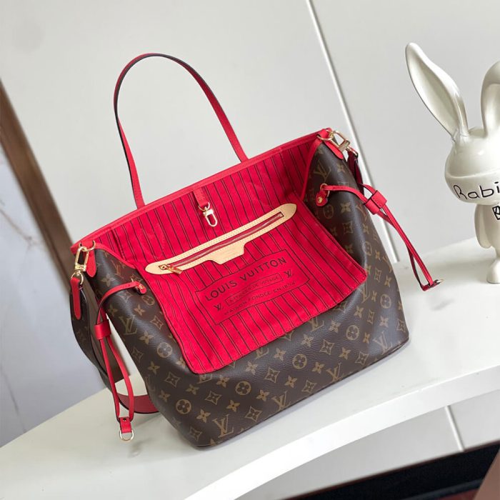 LV Neverfull Bandouliere Inside Out MM(HIGH-END GRADE) - Image 8