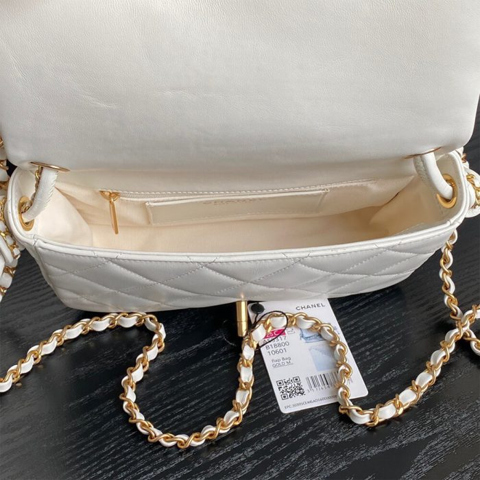 CHANEL Flap Bag With Top Handle(HIGH-END GRADE) - Image 8