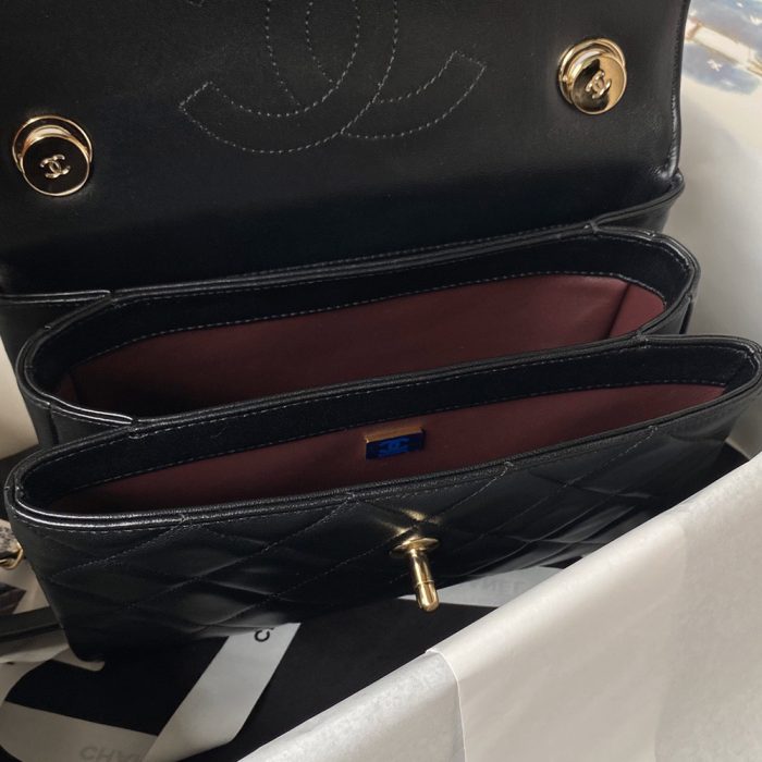 CHANEL Flap Bag With Top Handle - Image 8