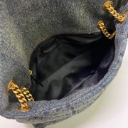 YSL PUFFER MEDIUM IN SUEDE AND DENIM - Image 8