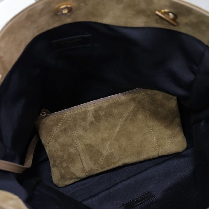 YSL  JAMIE shopping bag in suede - Image 8