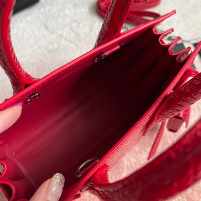 YSL SAC DE JOUR NANO IN EMBOSSED CROCODILE SHINY LEATHER - Image 8